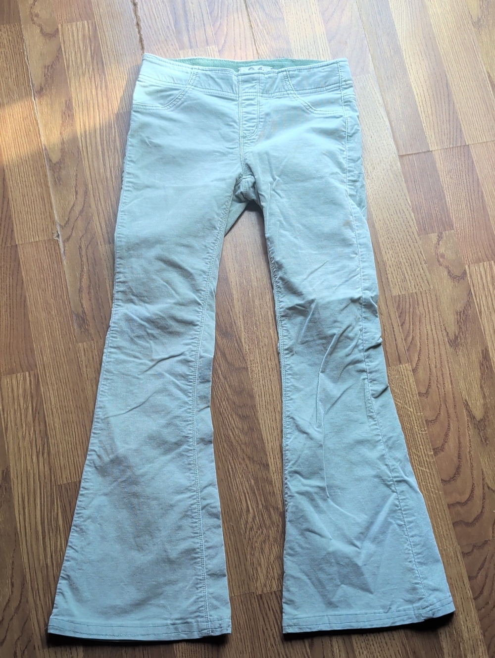 Free People Women’s Flared Pants in Light Sage